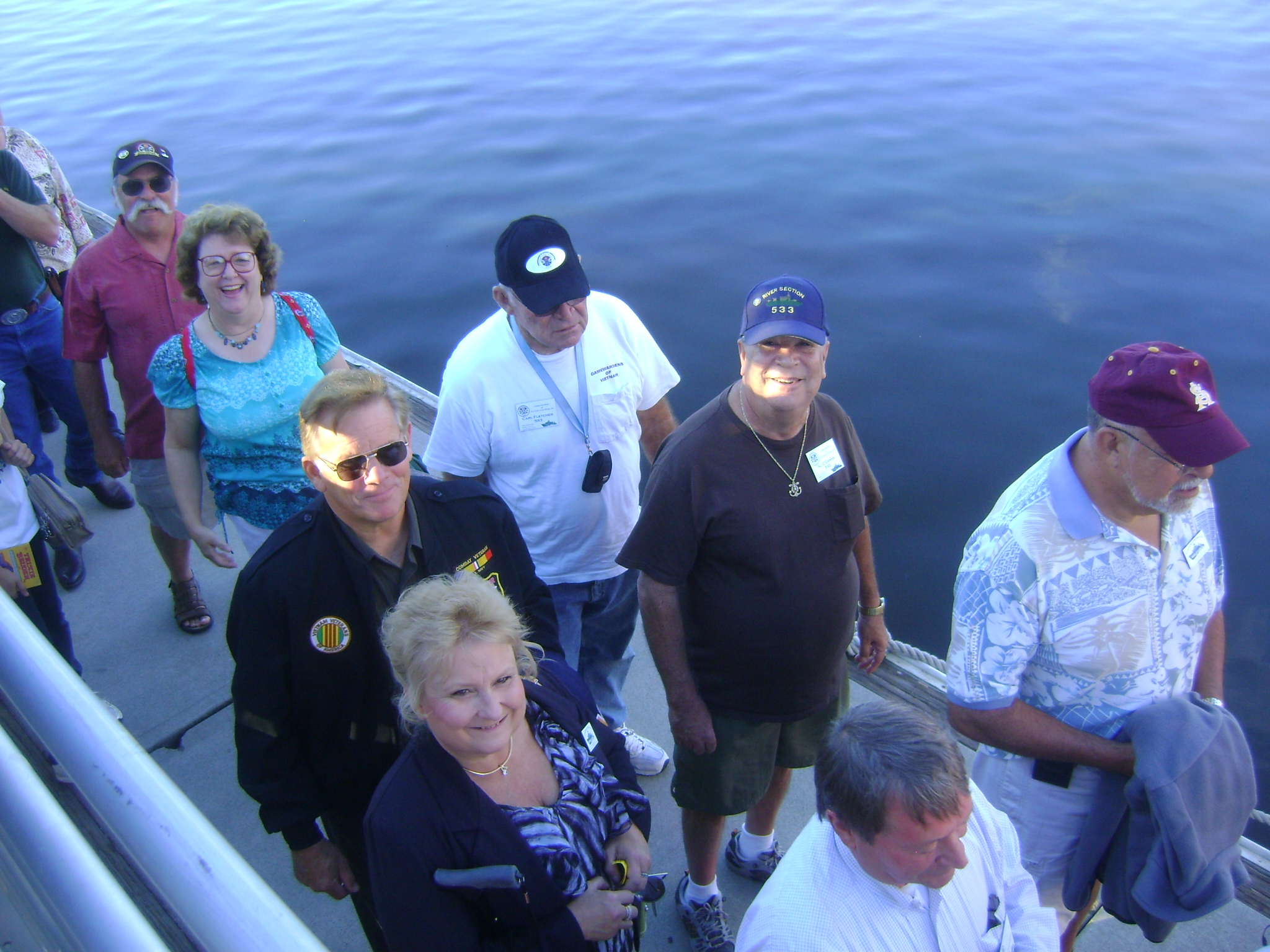 Boarding the 'River Boat' for our Banquet.