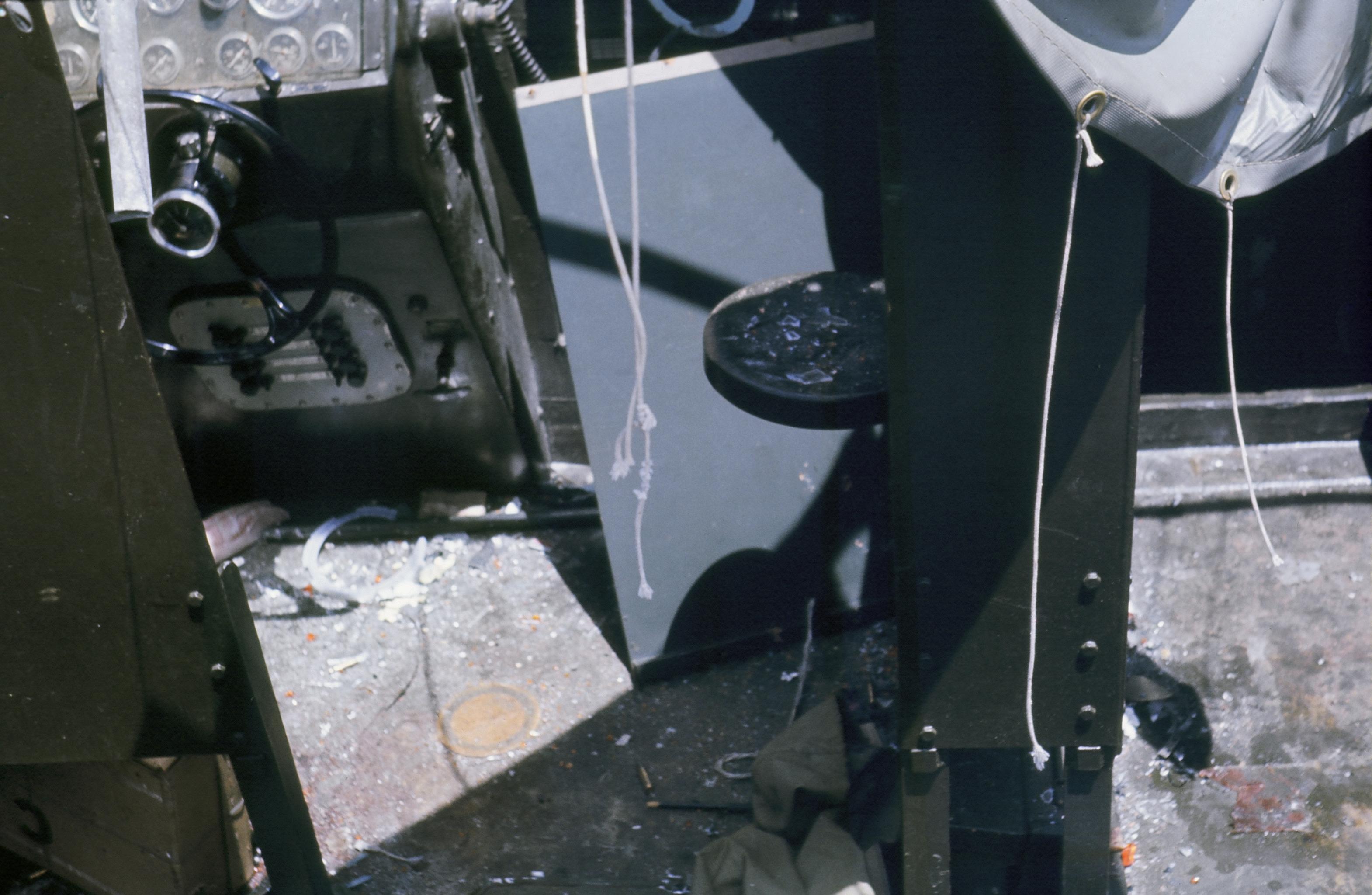 My boat after fire fight June 1967